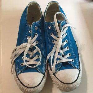 Blue converse only worn ten times max.